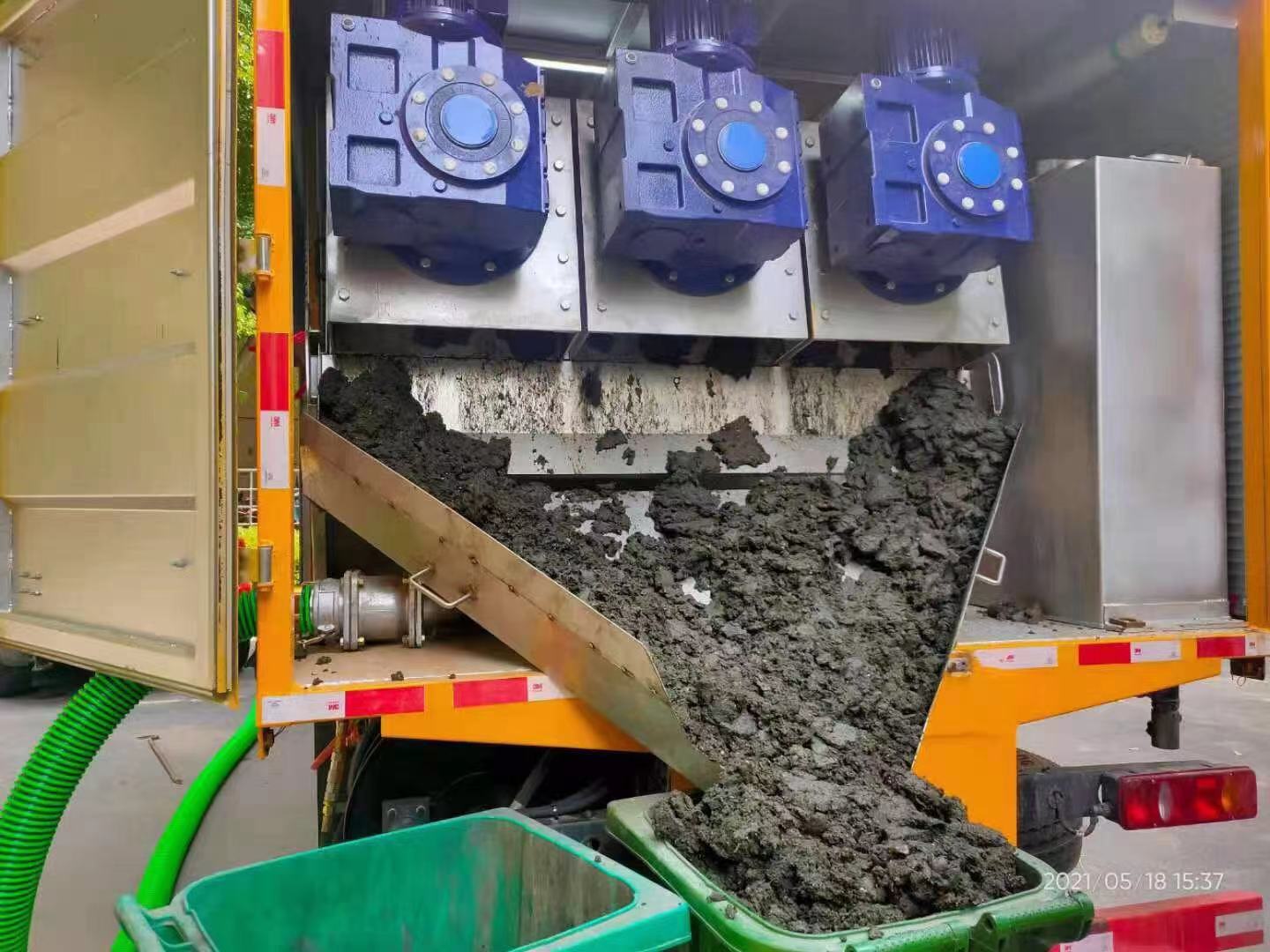 虎门港管委会化粪池清掏城市维护站-泥浆净化干湿分离处理